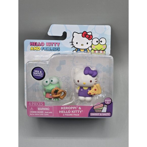Hello Kitty & Friends Jazwares Series 1 Figure Packs Keroppi, Tuxedosam, Pompom‎ - Picture 4 of 5